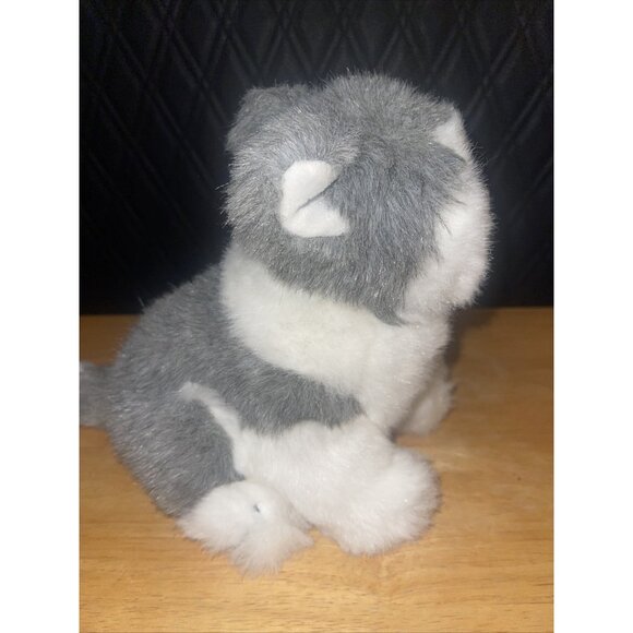 Ty Dakota Husky Dog Wolf 10" Stuffed Animal Plush 1994 Realistic Wolf Dog - Picture 10 of 16